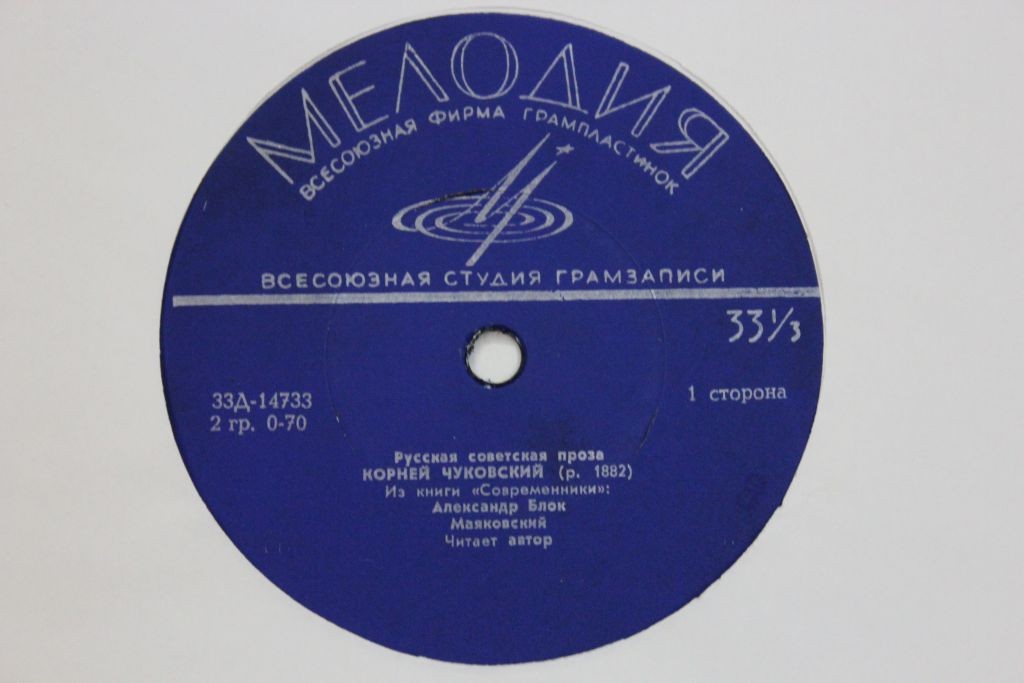 К. И. ЧУКОВСКИЙ (1882-1969) Из книги "Современники" (читает автор) ["Русская советская проза"]