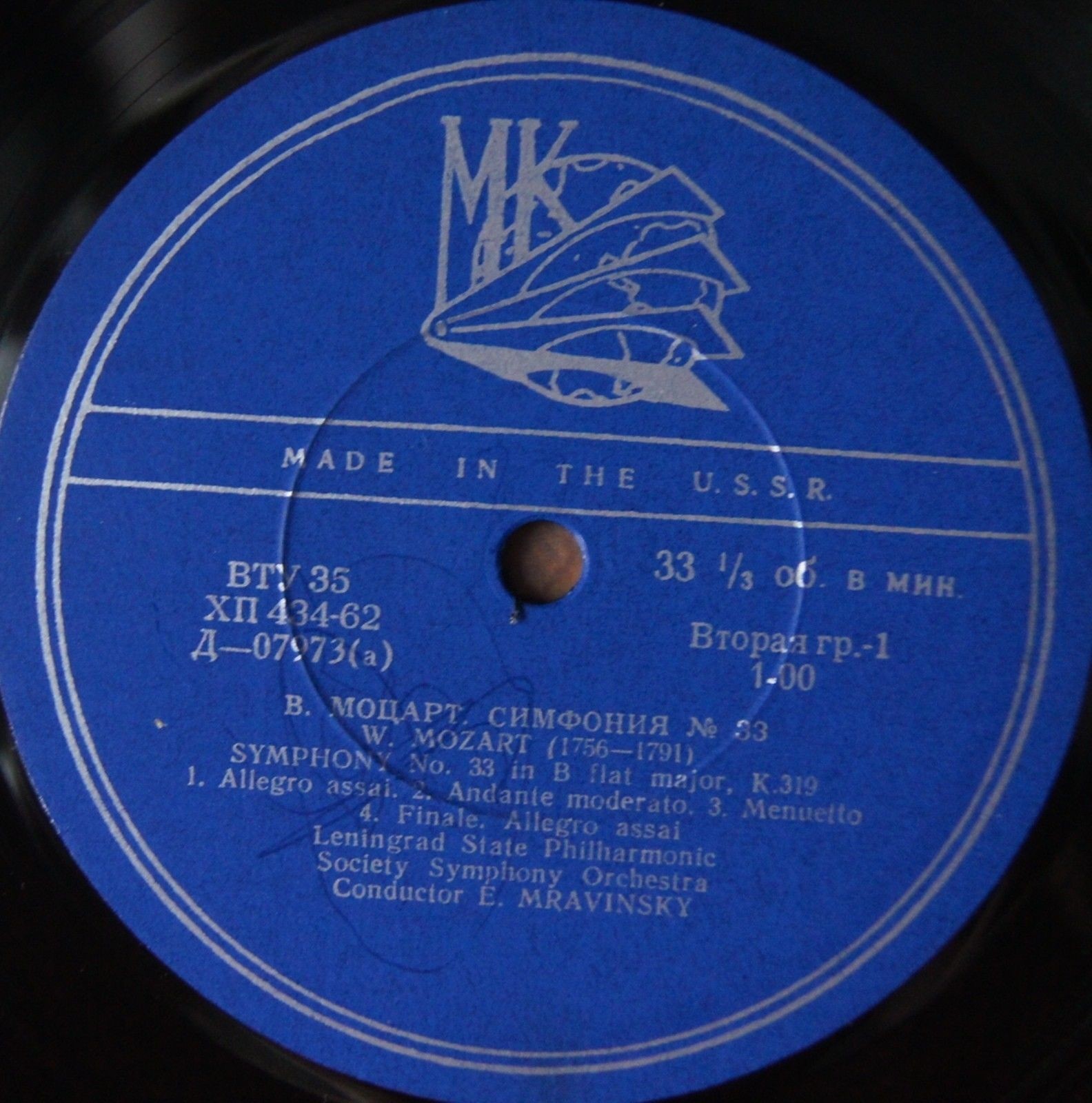 В. А. Моцарт: Симфонии № 33, № 35