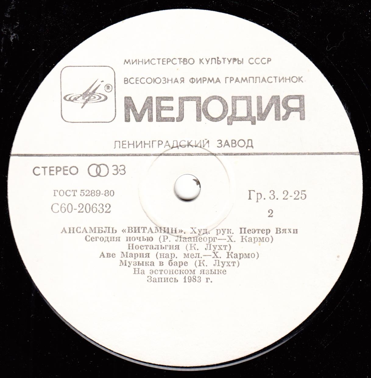 ВИА "Витамин" - Витамин