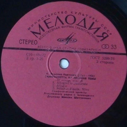 Н. РИМСКИЙ-КОРСАКОВ (1844-1908)