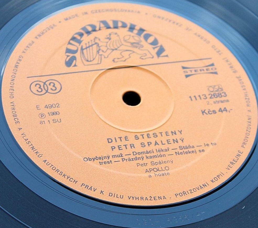 Petr Spálený ‎– Dítě Štěstěny [по заказу чешской фирмы SUPRAPHON 1113 2683]
