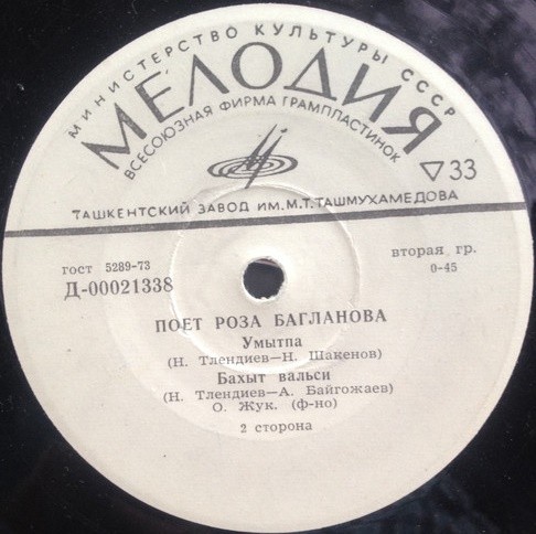 Роза БАГЛАНОВА