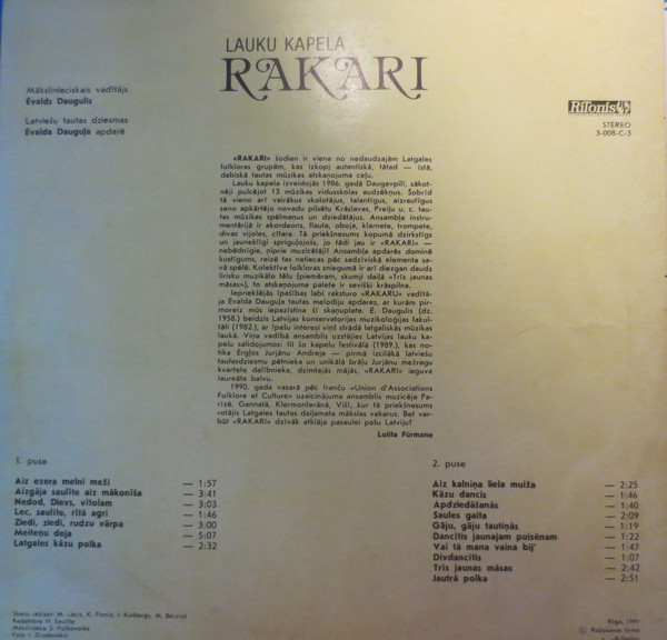 Rakari - Lauku Kapela