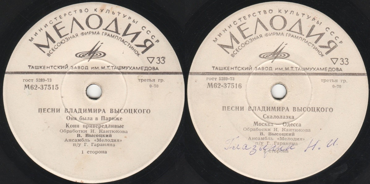 Песни Владимира Высоцкого