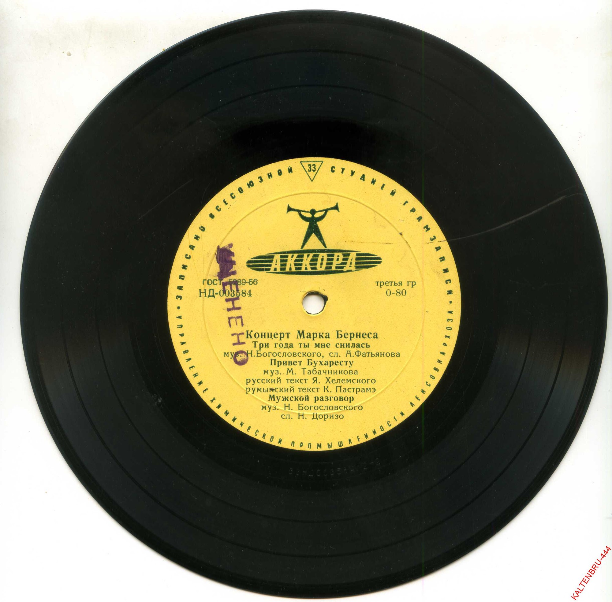 Концерт Марка Бернеса