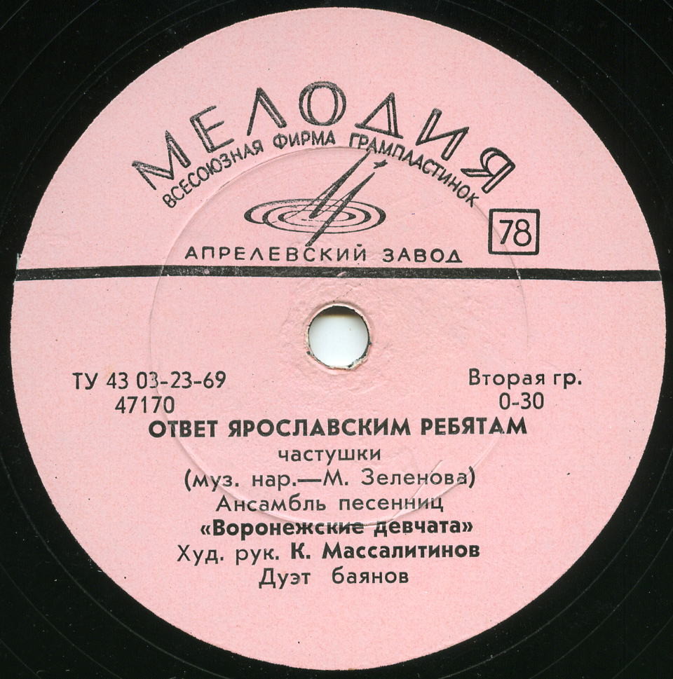 Воронежские девчата – Полвека живем / Ответ ярославским ребятам
