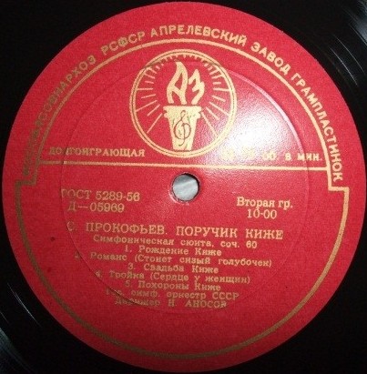 С. Прокофьев (1891–1953). Концерт № 4 для ф-но с оркестром / «Поручик Киже», симфоническая сюита