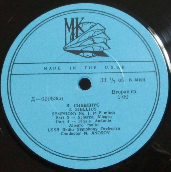 Ян Сибелиус: Симфония № 1 (СО ВР, Н. Аносов)