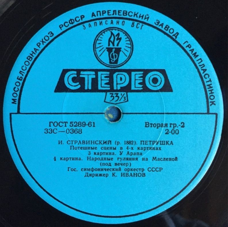 И. СТРАВИНСКИЙ (1882–1971): «Петрушка», потешные сцены в 4-х картинах (К. Иванов)