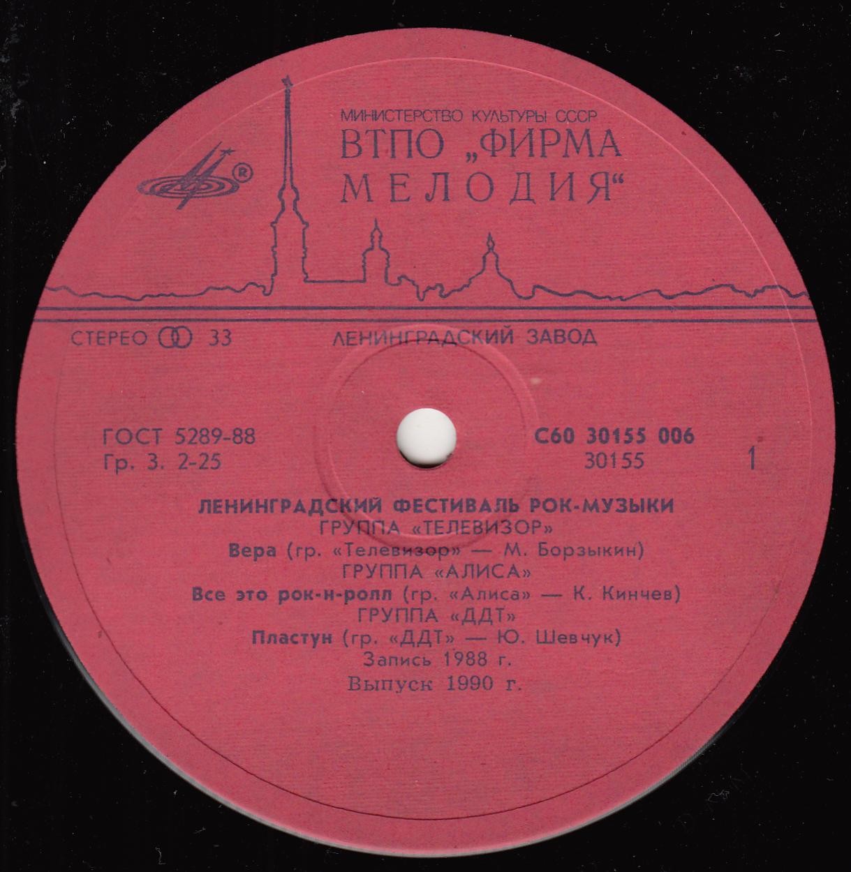 Ленинградский фестиваль рок-музыки  4-10 июня 1988