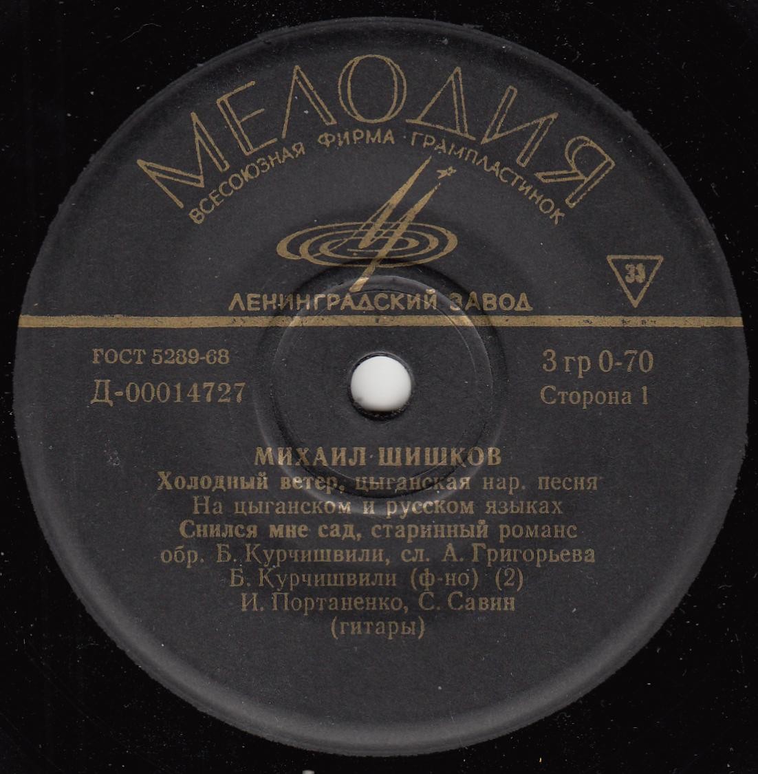 Михаил Шишков. Цыганские песни