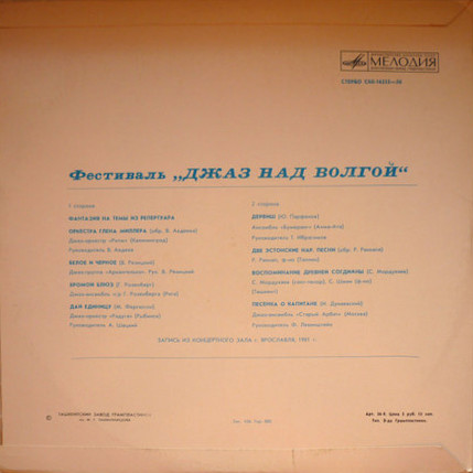Фестиваль «Джаз над Волгой»