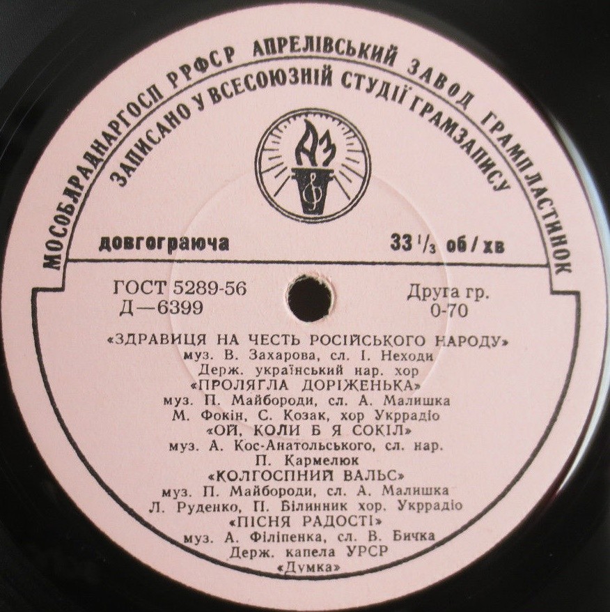 Украинские песни