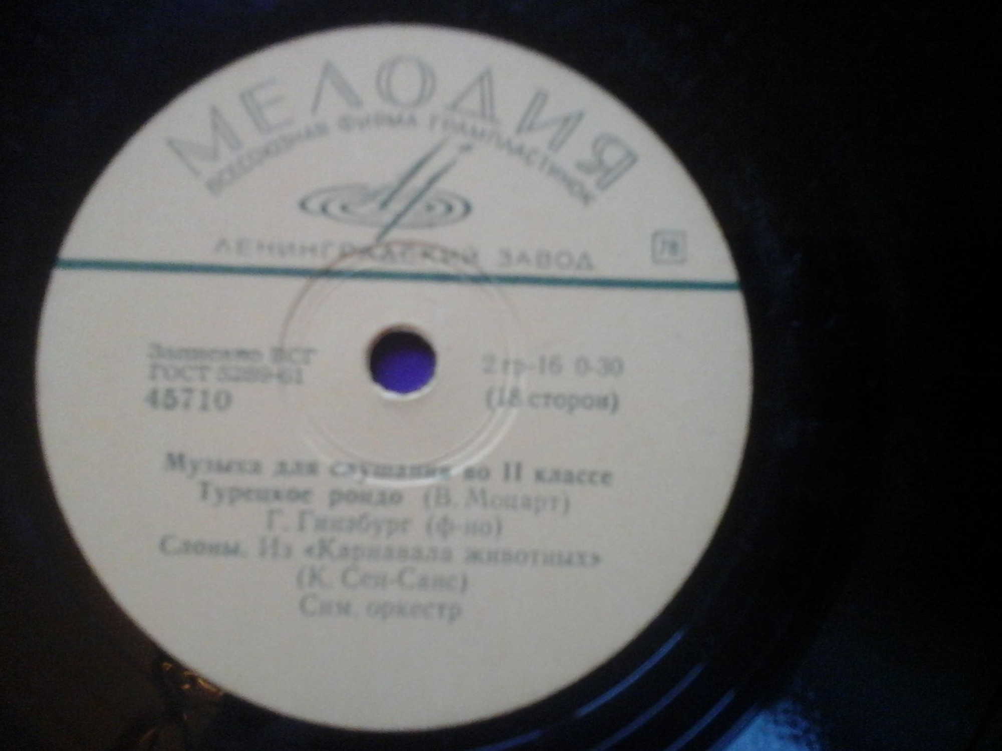 Музыка для слушания во II классе