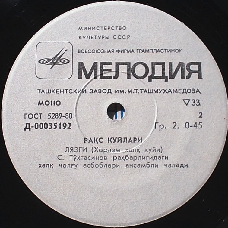 Ансамбль нар. инструментов п/у С. Тохтасинова