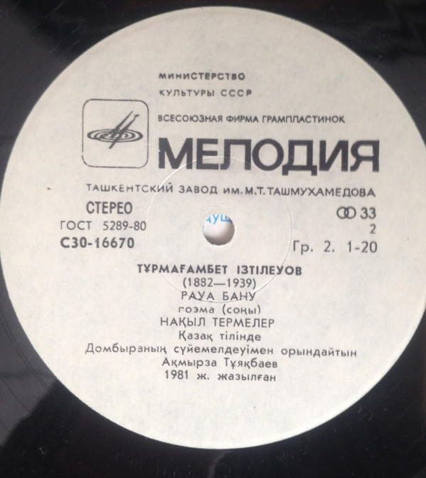 Т. ИЗТЛЕУОВ (1882-1939):