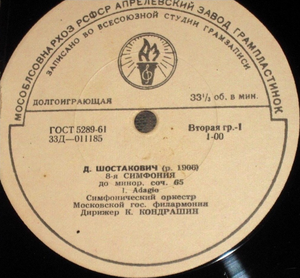 Д. ШОСТАКОВИЧ Симфония № 8, Концерт № 1 для ф-но с оркестром