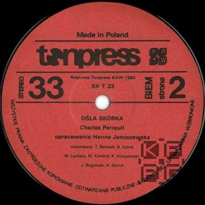 Charles Perrault ‎– Ośla Skórka /Шарль Перро - Ослиная шкура (сказка) [по заказу польской фирмы TONPRESS, SX-T 23]
