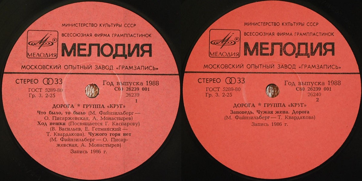 Группа «Круг». Дорога
