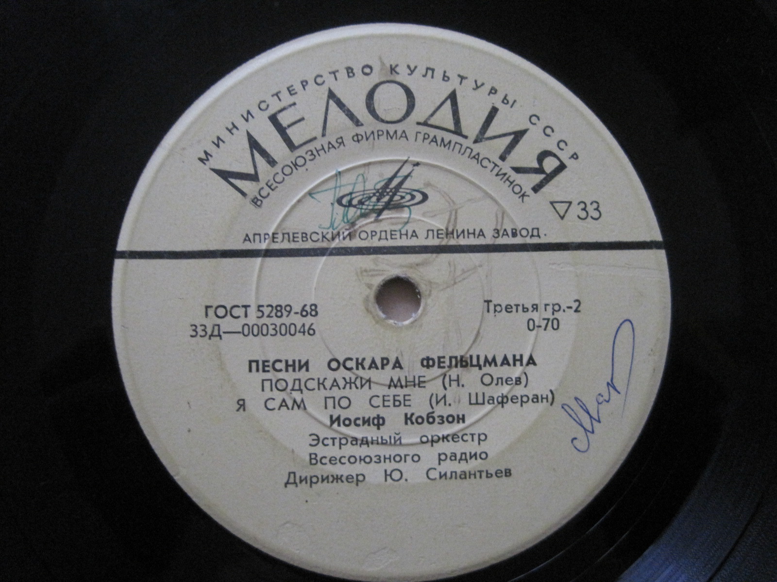 Песни Оскара Фельцмана