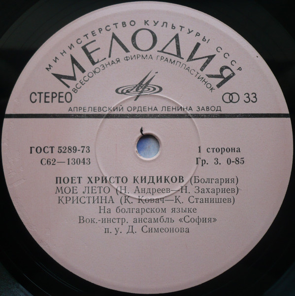 Христо КИДИКОВ (Болгария)