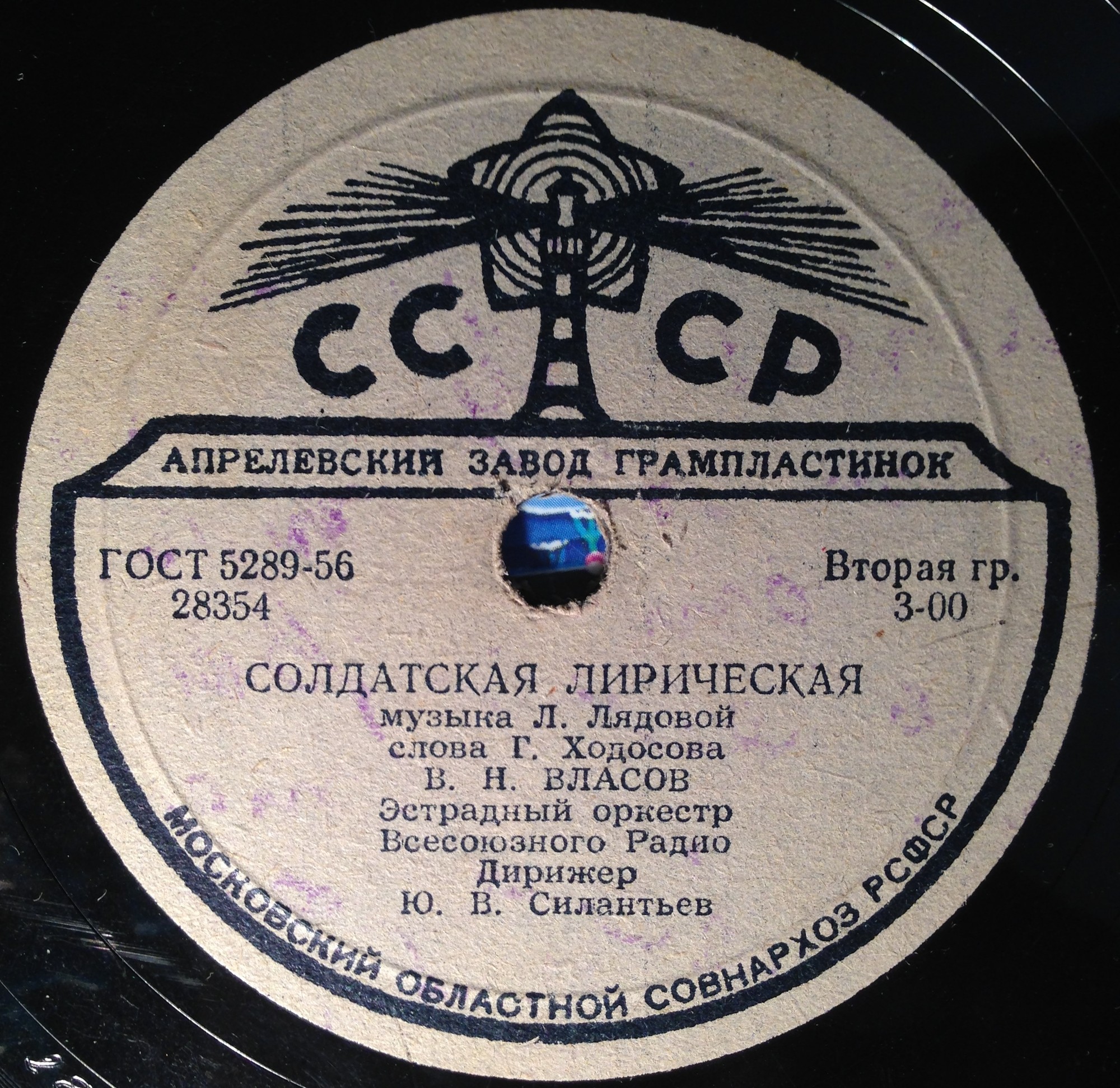 Солдатская лирическая / Над рекой ивушка стоит