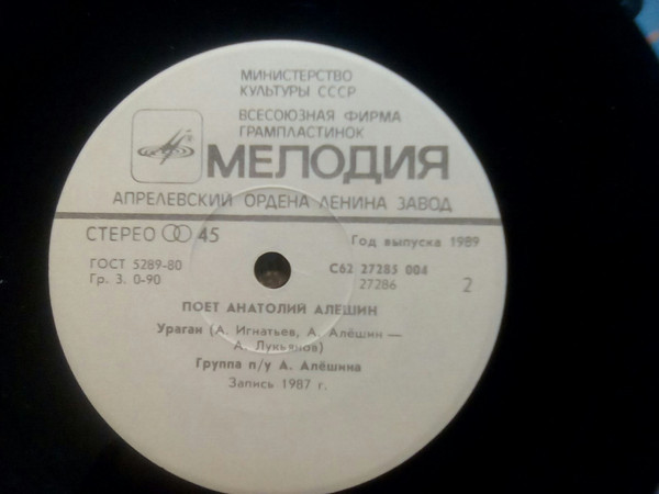 АЛЕШИН Анатолий