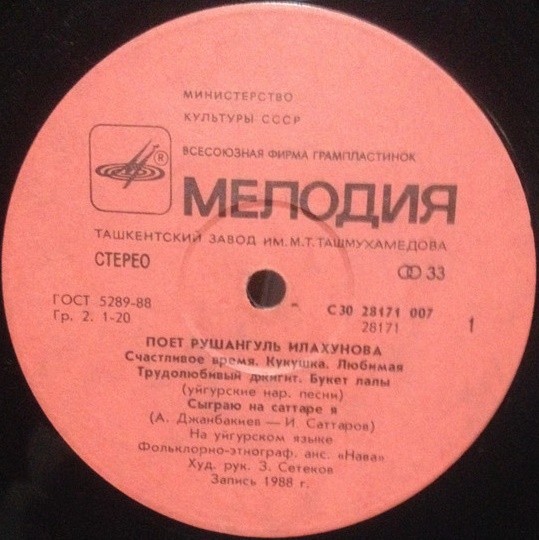 Рушангуль ИЛАХУНОВА. «Вечная мелодия»