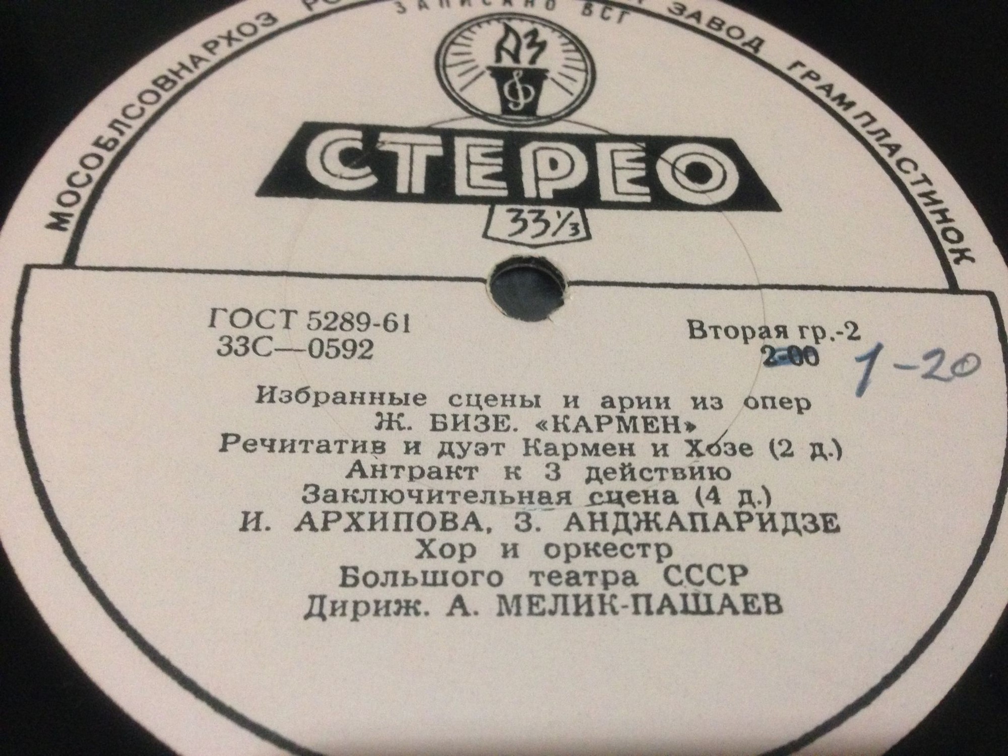 Ж. Бизе. Сцены и арии из оп. "Кармен"
