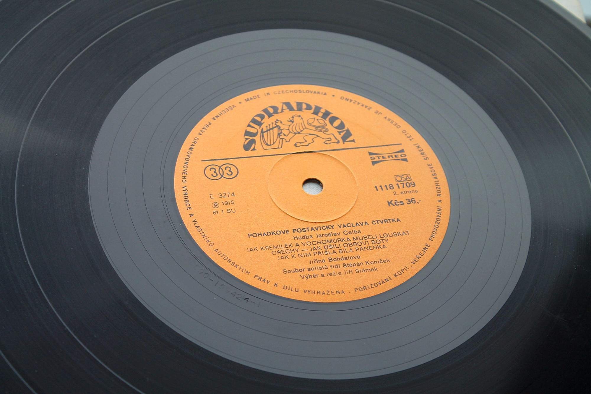 Václav Čtvrtek ‎– Pohádkové Postavičky Václava Čtvrtka (Cipísek Rumcajs Manka Křemílek Vochomůrka)   [по заказу чешской фирмы SUPRAPHON, 1118 1709]