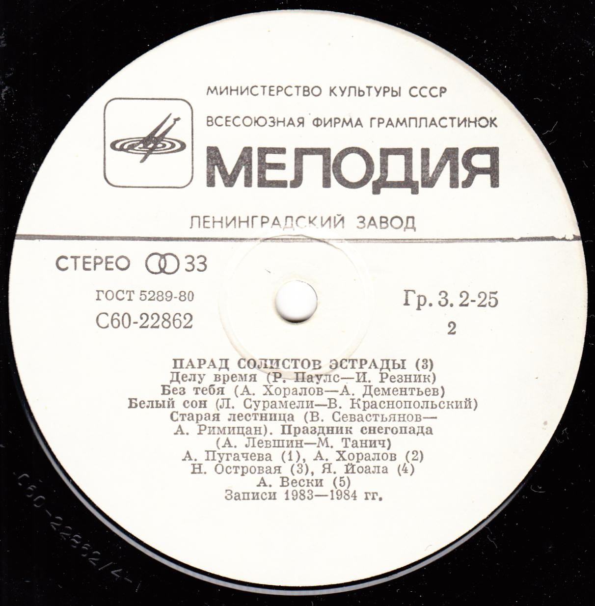 Парад солистов эстрады (3)