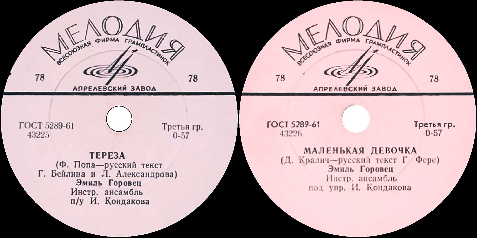 Эмиль Горовец — Тереза / Маленькая девочка
