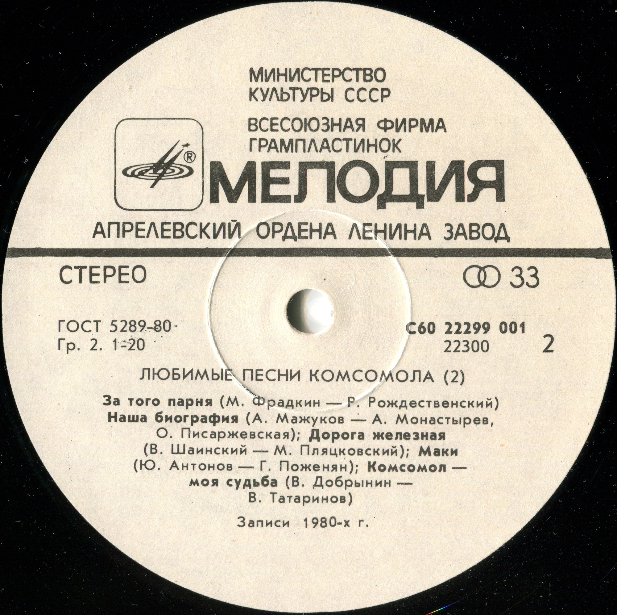 Эти песни запевает молодежь. Любимые песни комсомола (2)