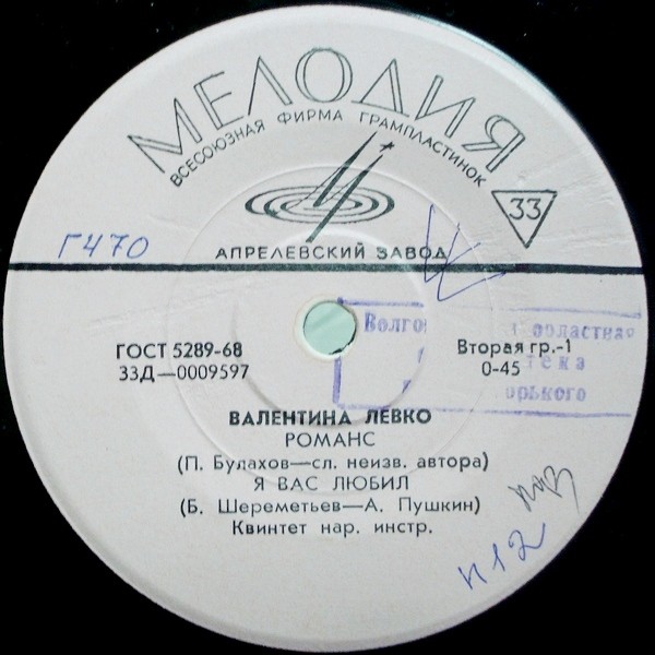 Валентина ЛЕВКО (контральто)