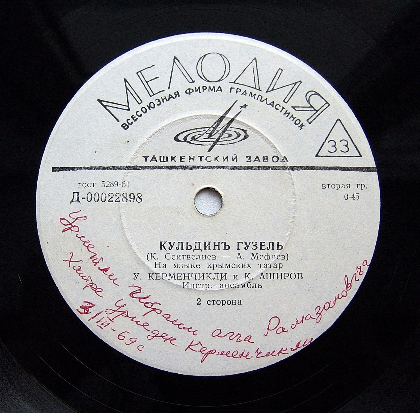 Песни крымских татар