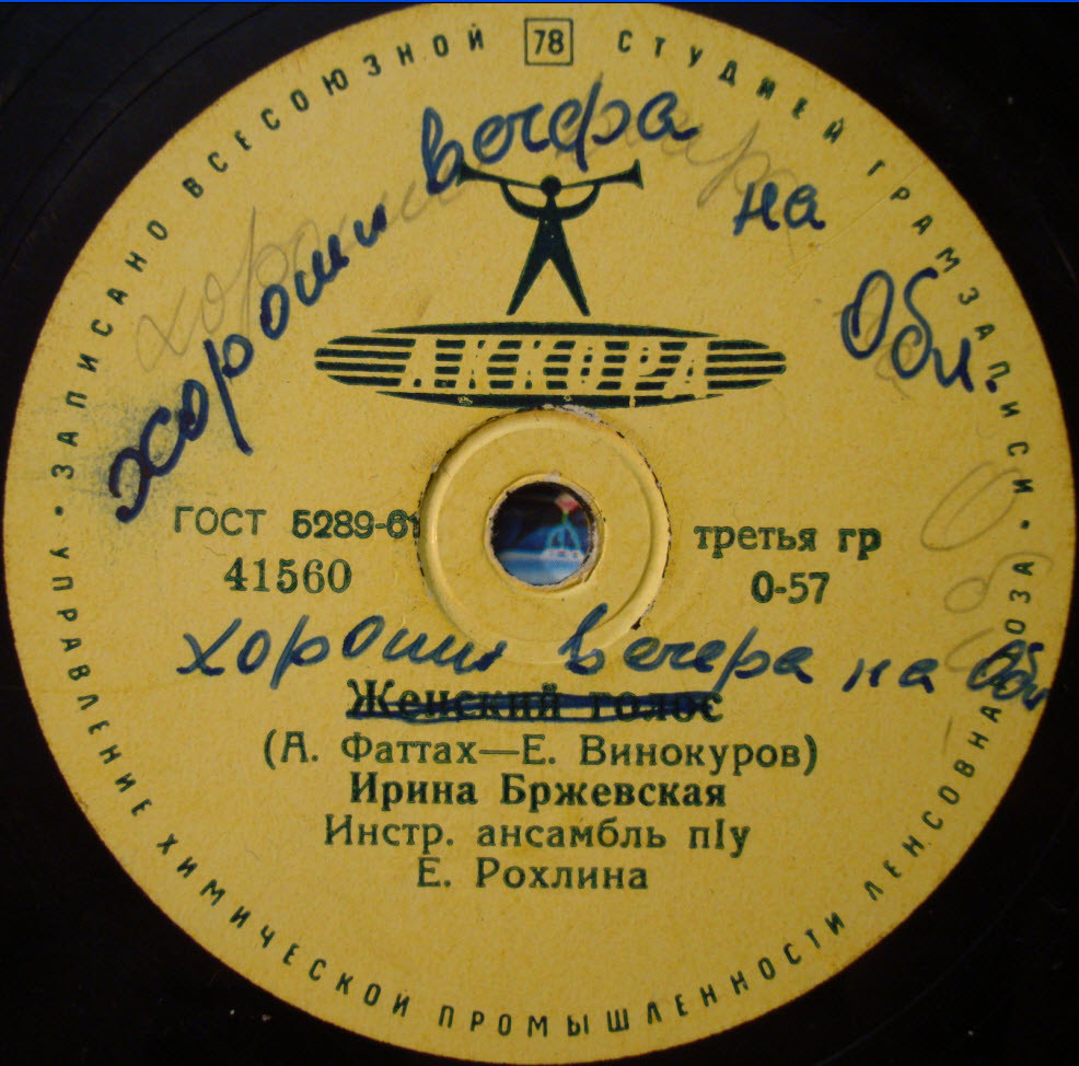 Ирина Бржевская - Хороши вечера на Оби / Женский голос