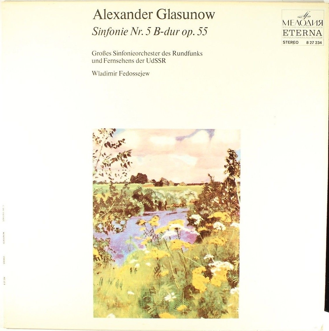 А. Глазунов: Симфония № 5 си бемоль мажор, соч. 55 (БСО ВРиТ, В. Федосеев)