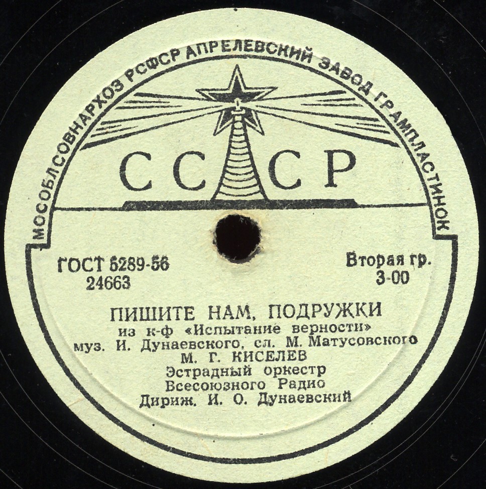 М. Головня и А. Яковенко - Не забывай // М. Киселёв - Пишите нам, подружки