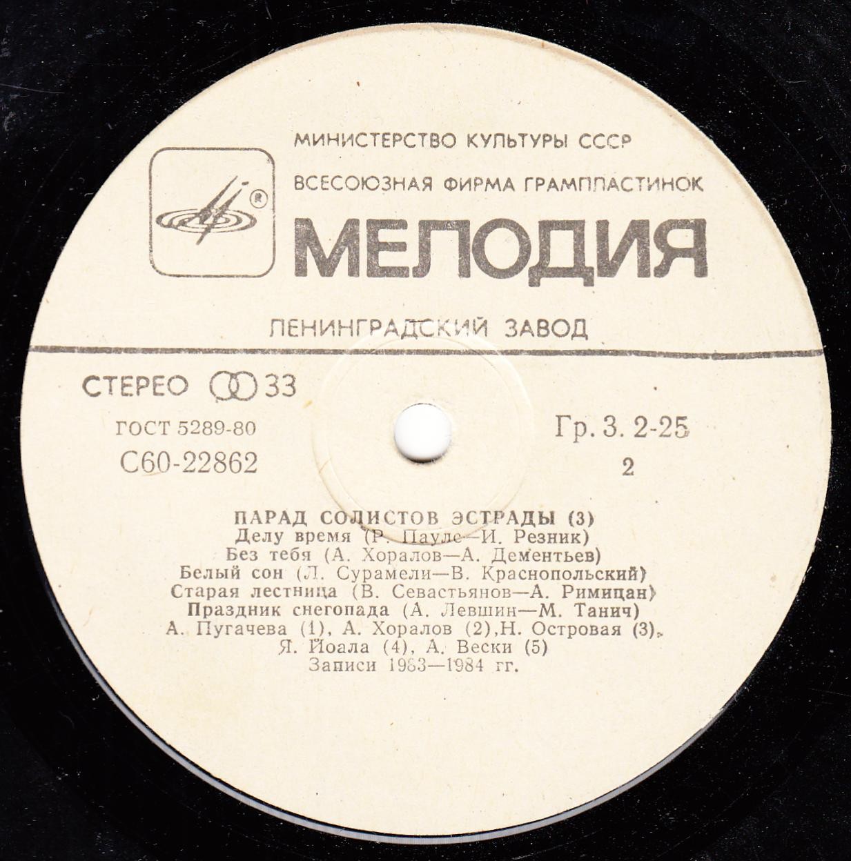 Парад солистов эстрады (3)