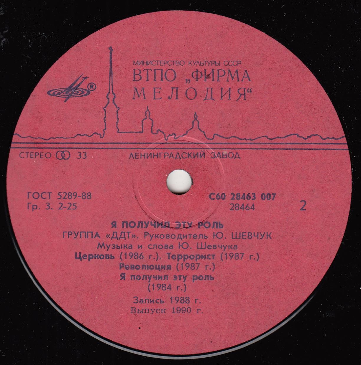 Группа «ДДТ». Я получил эту роль