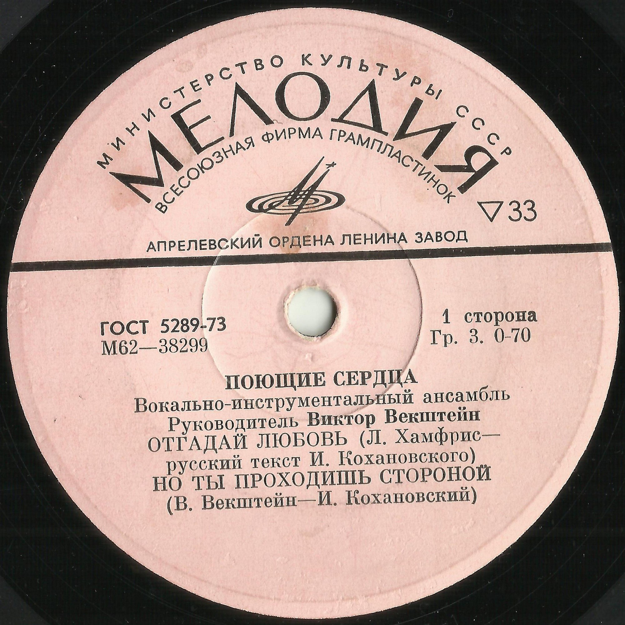 Поющие сердца. Вокально-инструментальный ансамбль