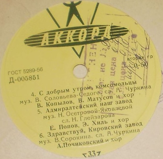 ПЕСНИ О ТРУДЕ