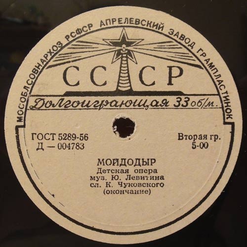 Ю. Левитин. «Мойдодыр», детская опера