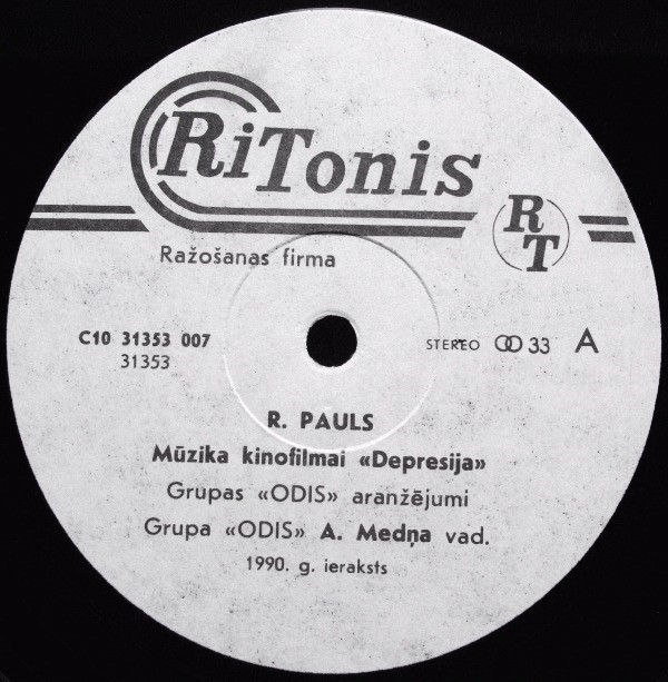 Группа "ODIS" - Музыка Р. Паулса к кинофильму «Депрессия»
