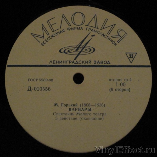 М. Горький. Варвары