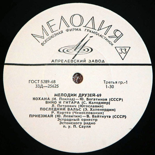 МЕЛОДИИ ДРУЗЕЙ-69