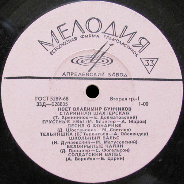 Поет Владимир БУНЧИКОВ