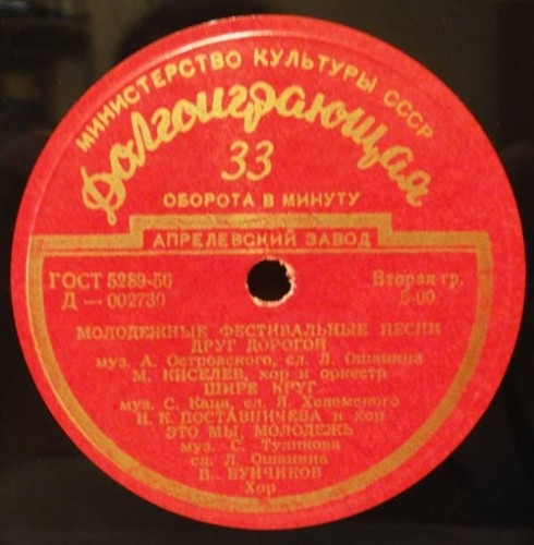 МОЛОДЕЖНЫЕ ФЕСТИВАЛЬНЫЕ ПЕСНИ