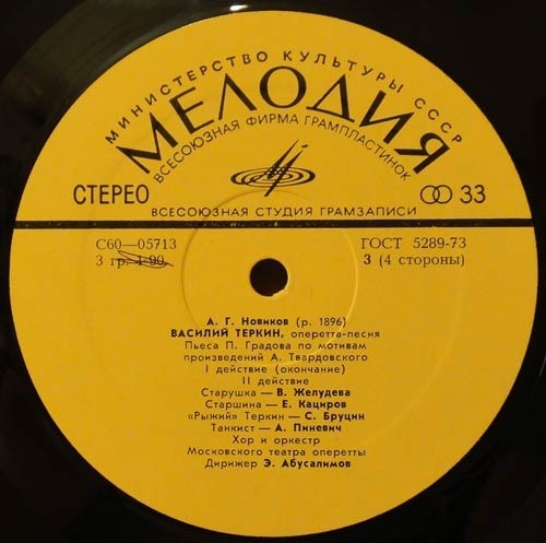 А. НОВИКОВ. "Василий Тёркин", оперетта-песня