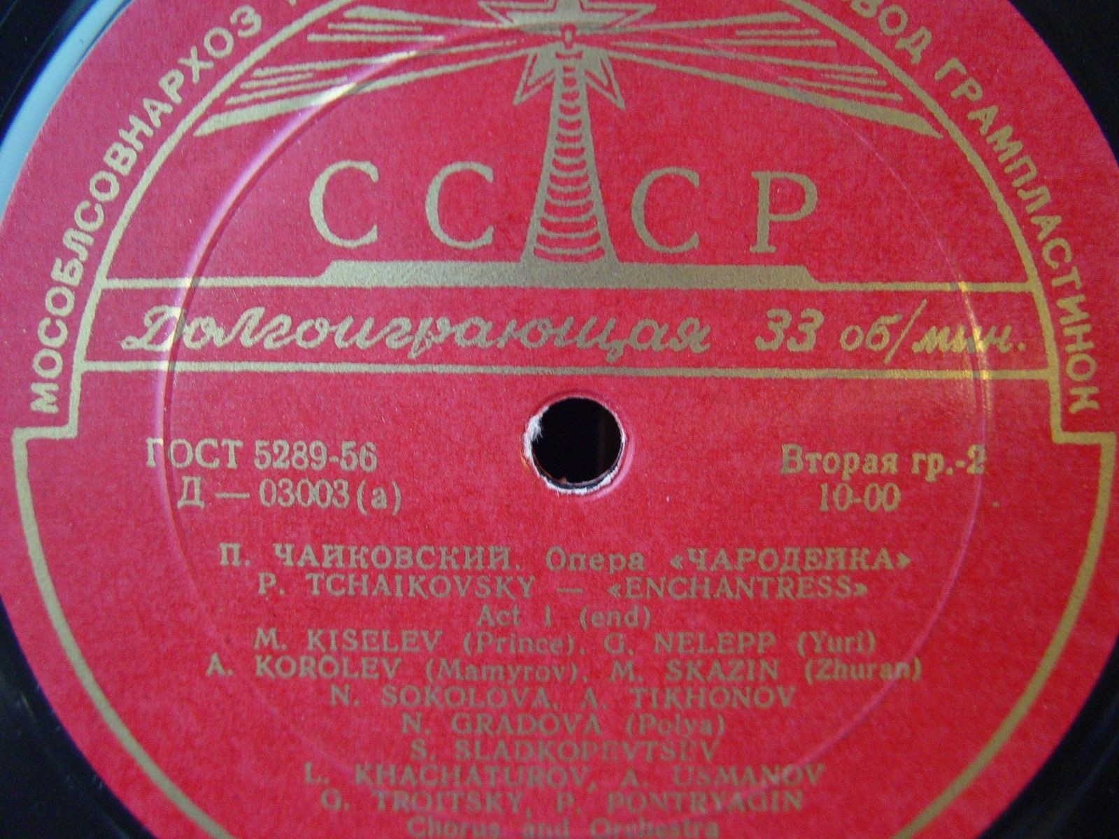 П. ЧАЙКОВСКИЙ (1840–1893): «Чародейка», опера в 4 д. (С. Самосуд)